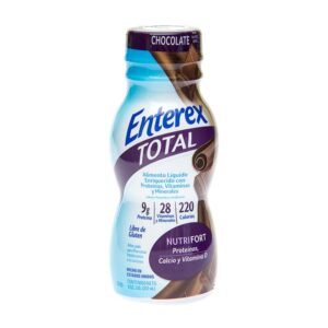 Suplemento Liquido Sabor Chocolate Enterex Total 8 Onz