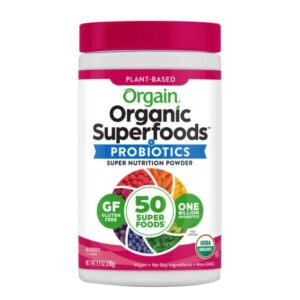 Superalimento Sabor Berry Organico Orgain Protein 280 Gr