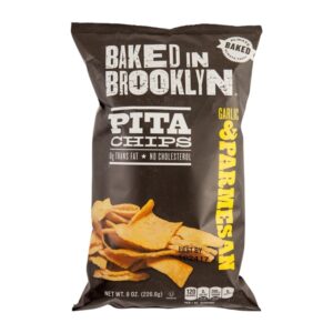 Pita Chips Garlic Parmesan Baked In Brooklyn 8 Onz