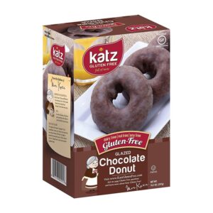 Donas De Chocolate Glaseada Sin Gluten Katz 10.5 Onz