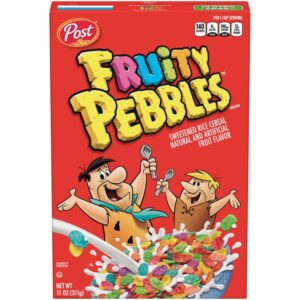 Cereal Fruity Pebbles Post 11 Oz