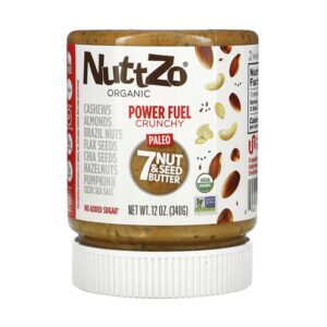 Mantequilla De 7 Nueces Y Semillas Power Fuel Crunchy Organica Nuttzo 12 Onz