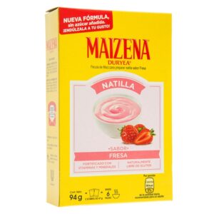 Fecula De Maiz Sabor A Fresa Maizena Duryea 94 Gr