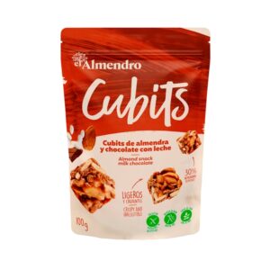 Cubitos De Almendra Con Chocolate El Almendro 100 Gr