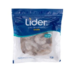 Camarón Crudo 16/20 Congelado Lider 1 Lb