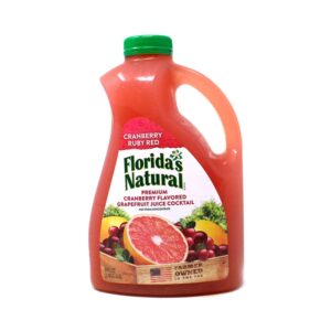 Jugo De Cranberry Ruby Red Floridas Natural 89 Onz