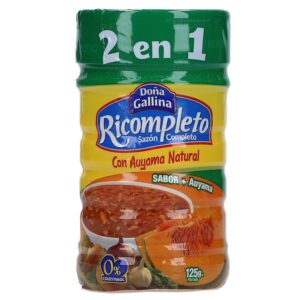Sazón En Polvo Con Auyama Ricompleto 125 Gr