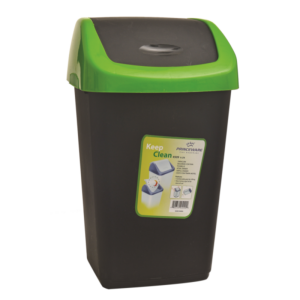 PAPELERA CON TAPA PRINCE 9LTS 4509 VAIVEN