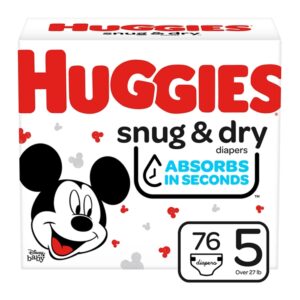 Pañales Snug & Dry #5 Huggies 68 Und/Paq