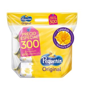 Toallitas Húmedas Original Pequeñin 300 Und/Paq
