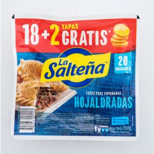 Tapas De Empanada Hojaldrada La Salteña 550 Gr