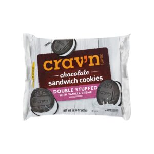Galleta Sandwich Doble Relleno Crav'N Flavor 15.35 Onz