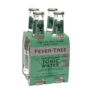 Agua Tónica Sabor Flor De Saúco Fever Tree 4 Und/Paq 200 Ml