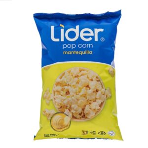 Palomitas De Maiz Sabor Mantequilla Lider 50 Gr