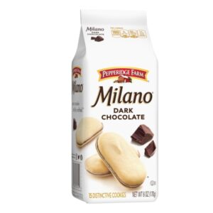 Galletas Rellenas de Chocolate Negro Milano Pepperidge 6.6 Onz
