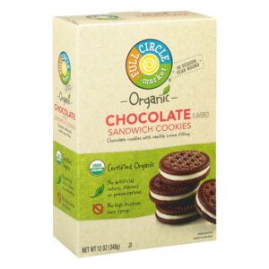Galletas Sándwich Sabor A Chocolate Orgánicas Full Circle 12 Onz