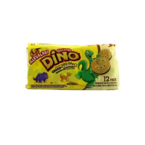 Galleta Sandwich Choco Vainilla Dino 12 Und/Paq