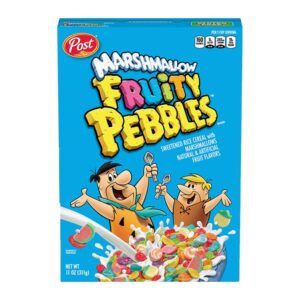 Cereal con Marshmallow Fruity Pebbles Post 11 Onz