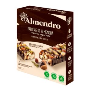 Barritas De Almendra Con Chocolate Negro El Almendro 4 Und/Paq