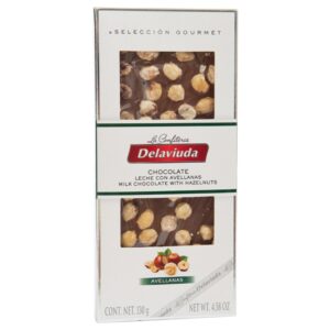 Chocolate Leche Con Avellanas Delaviuda 130 Gr
