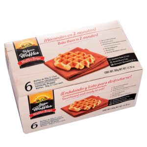 Waffles Congelados Belga Maccain 60 Gr 6 Und/Paq