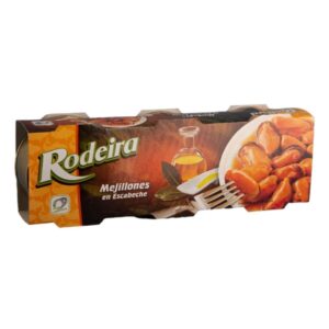 Mejillones En Escabeche Rodeira 3 Und/Paq 79 Gr