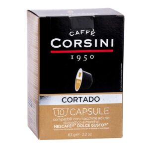Cafe Cortado en Capsulas Corsini 10 Und/Paq