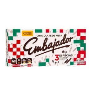 Chocolate Con Especias Embajador 10 Und/Paq