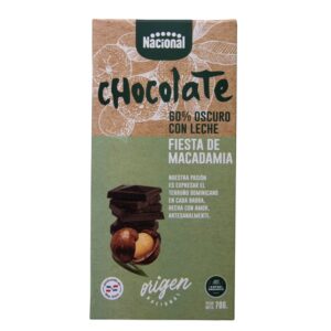 Chocolate Fiesta De Macadamia Origen Nacional 70 Gr