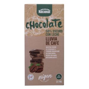 Chocolate Lluvia De Cafe Origen Nacional 70 Gr