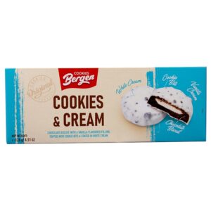 Galletas Sabor Cookies And Cream Bergen 128 Gr