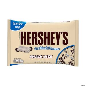Chocolate Cookies 'n' Creme Snack Size Hershey's 17.1 Onz