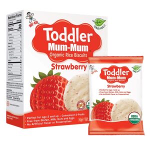 Galleta Sabor Fresa Toddler Mum-Mum 50 Gr