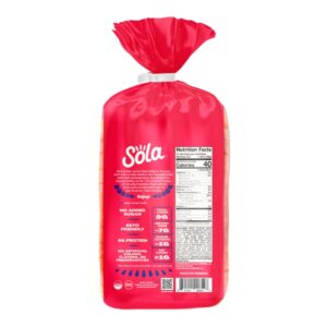 Pan De Sandwich Bajo En Carbohidratos Sola 14 Onz
