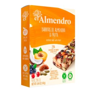 Barritas De Almendra Y Frutas El Almendro 4 Und/Paq