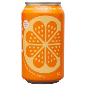 Soda Prebiotica Sabor Naranja Poppi Soda 12 Onz