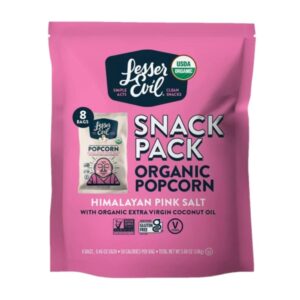 Palomitas Con Sal del Himalaya Lesser Evil 8 Und/Paq