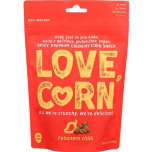 Snack De Maíz Tostado Sabor Chili Habanero Love,Corn 4 Onz