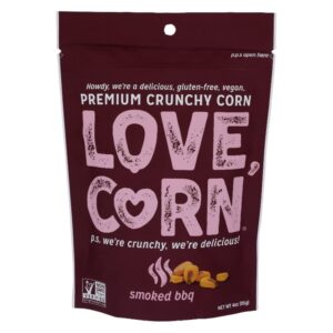 Snack De Maíz Tostado Sabor Bbq Love,Corn 4 Onz
