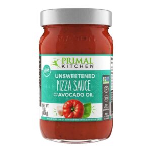 Salsa Para Pizza Sin Azúcar Con Aceite de Aguacate Primal Kitchen 16 Onz