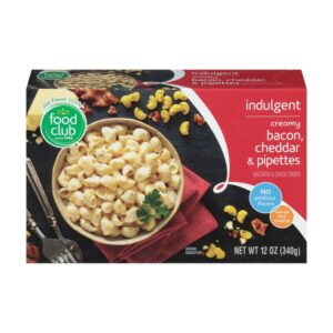 Macarrones Con Queso Y Tocineta Food Club 12 Onz