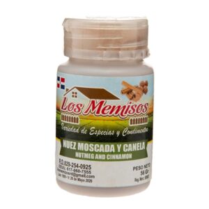 Nuez Moscada Con Canela Los Memisos 56 Gr