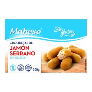 Croquetas De Jamón Serrano Sin Gluten Maheso 300 Gr