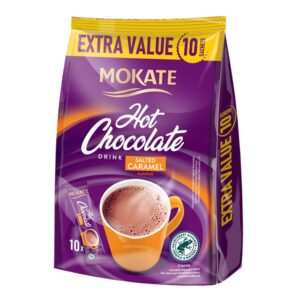 Chocolate En Polvo Sabor Caramelo Salado Mokate 10 Und/Paq