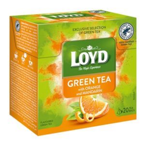 Té Verde Con Naranja Y Mandarina Loyd 20 Und/Paq