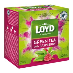 Té Verde Con Frambuesa Loyd 20 Und/Paq