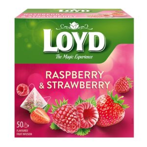 Té De Fresa Y Frambuesa Loyd 50 Und/Paq
