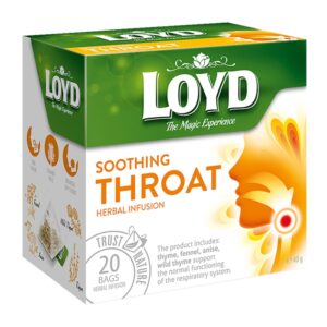 Té Calmante Para Garganta Loyd 20 Und/Paq