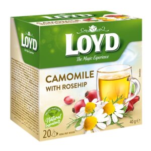 Té De Manzanilla Y Rosa Mosqueta Loyd 20 Und/Paq