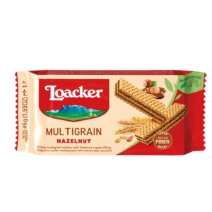 Galletas Multigranos Sabor Avellanas Loacker 175 Gr